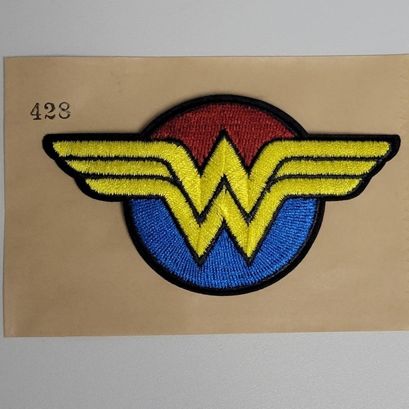 VTG Iron On Patch Wonder Woman, 4" - Picture 7 of 7